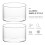 8 Pcs Transparent Multi-Function Pudding Cups For Yogurt Ice Cream 7