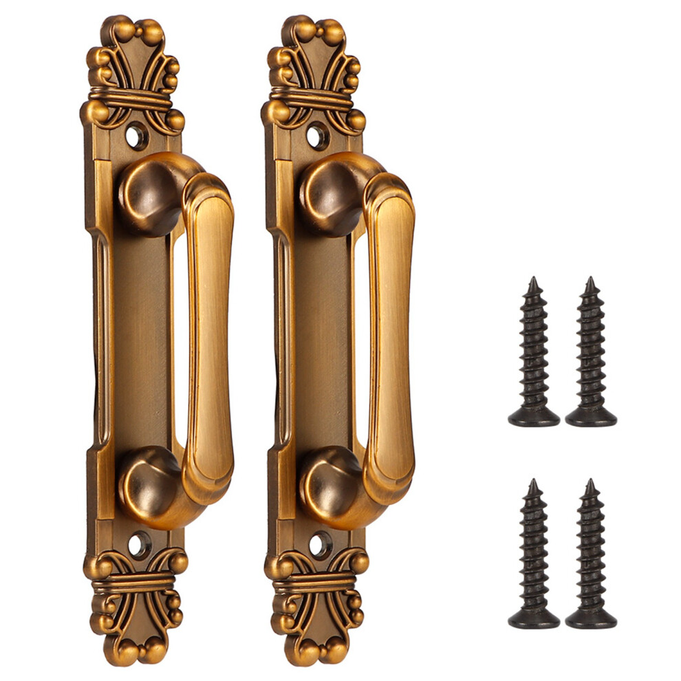2Pcs/Set European Antique Zinc Alloy Door Handle 685922967923