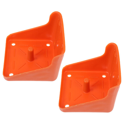 4Pièces Support Minéral Orange Pe Résistant Usage Bétail 1