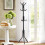 Multi Hook Metal Coat Hat Rack Tree Stand Organizer Black 2