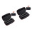 2Pièces Sacoche Microphone Poche Zippée Eva Noir 11
