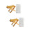 2Pcs Foldable Wooden Guitar Stool With Storage Bag 9