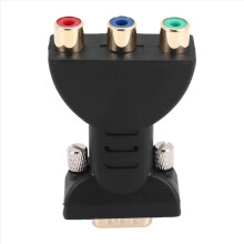 Adaptor jack video VGA cu 3 pini, de la RGB mamă la HD, tip mufă video, tip VGA, tip convertor