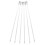 18Pcs Plastic Vertical Blinds Pulling Wand Reusable Accessory 3