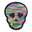 10Pcs Colorful Skull Flip Clothes Sequins Applique DIY 5