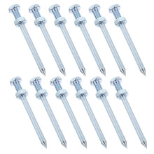 60 Pcs Lawn Aerator Shoes Spikes Heavy Duty Metal For Soil Loosening