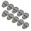 10Pcs Colorful Skull Flip Clothes Sequins Applique DIY 3