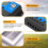 30W 12V solpanel batterioplader + 40A controller til autocamper, bil, båd 5