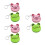 6 Pcs Mini Retractable Flexible Sewing Tape Measure With Keyring 4