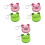 6 Pcs Mini Retractable Flexible Sewing Tape Measure With Keyring 6
