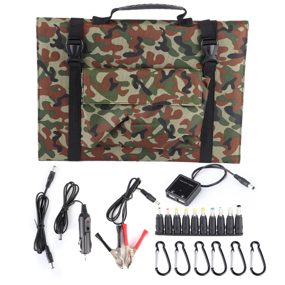 120W 5V Foldable Solar Charger Kit For Tablet Laptop Phone Gps 685922975553