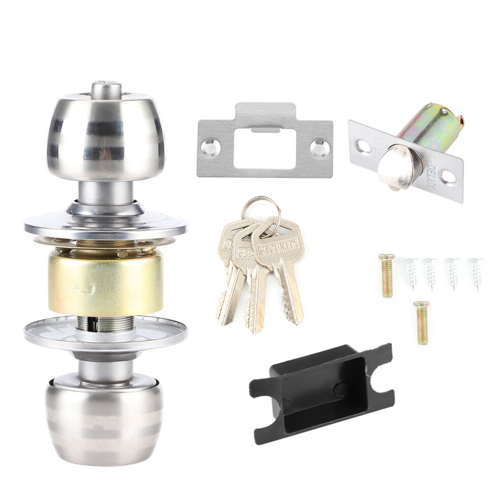 Stainless Steel Door Lock Short Tongue For Bedroom Bathroom 685922974501