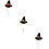 3Pcs Halloween Witch Hat Mini Hamster Cap Pet Costume Accessory 11
