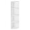 4-Tier White Standing Storage Rack Corner Shelf Bookcase 1