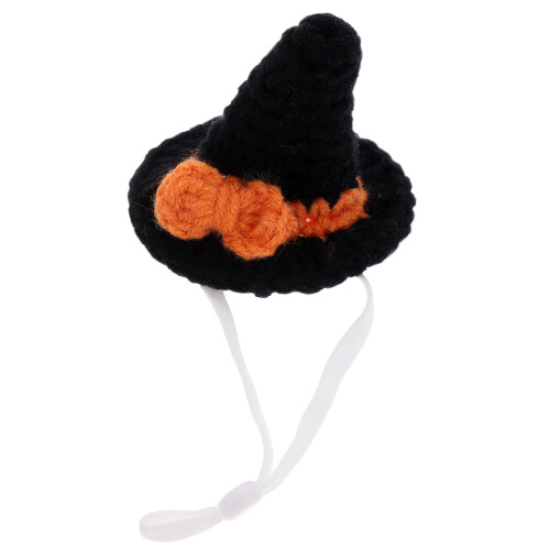 3Pcs Halloween Witch Hat Mini Hamster Cap Pet Costume Accessory 2