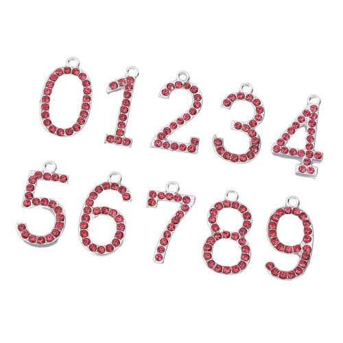 20 Pcs 0-9 Diy Rhinestone Birthday Crown With Replaceable Numbers 1