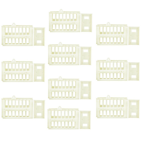 20 Pcs Cage Catcher Tool Cream White