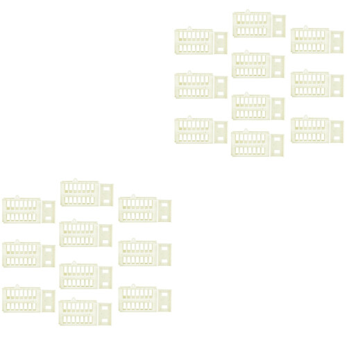 20 Pcs Cage Catcher Tool Cream White 2