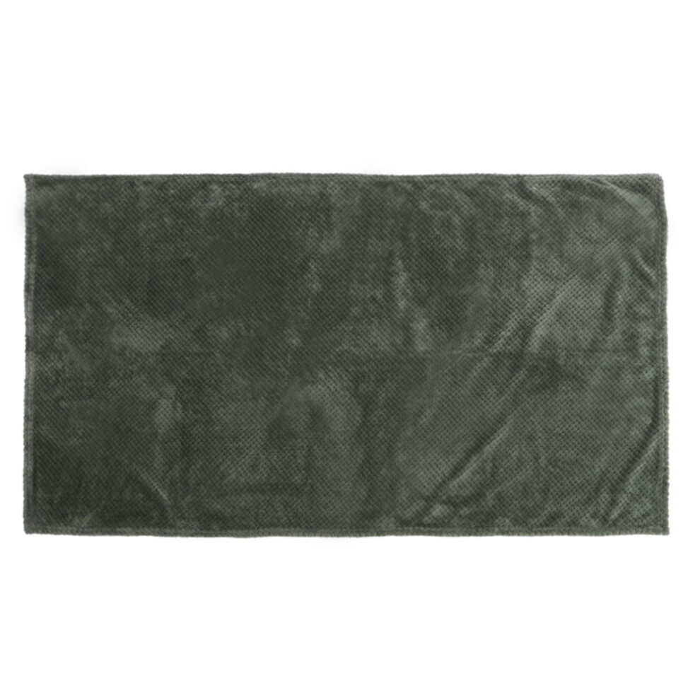 (Military Green 70x100cm) Thicken Soft Polyester AC Bed Blanket Sofa Military Green 70x100cm-image-OPC-PKYBMVK-NEW