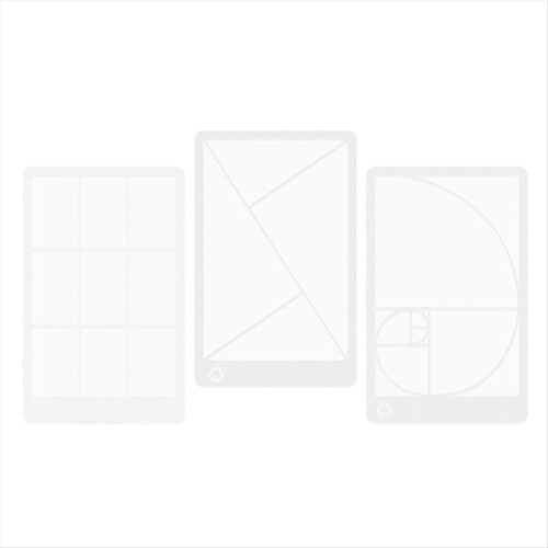 3 κομμάτια σκόπευτρων Fibonacci Σύνθεση View Finder 1