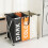 3-Section Folding Laundry Basket for Bathroom Bedroom Home 2