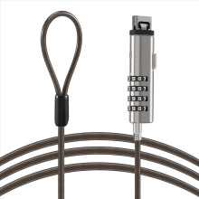 Cavo di sicurezza USB per laptop con 4 lucchetti universali digitali per computer