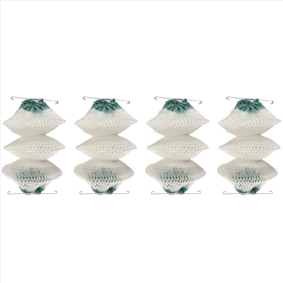 Umærket 4 Pack Gas Lantern Mantles Bulk Accordion Shape 95 Clip On