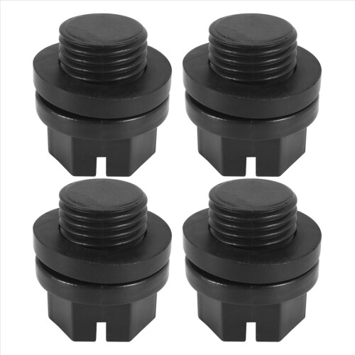 4-pack avtappningspluggar med O-ringar Pumpplugg Poolfilterbyte 1