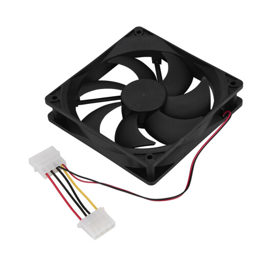 2PCS 120mm Low Noise High Airflow Computer Cooling Fans with 4Pin Interface 1