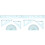 6 Sets Geometry Drawing Tool Ruler With Protractor For School Math 4