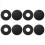 4x monteringsclips til bilmåtter, sort til 6680520 2