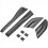 4Pcs Roof Rails Rack End Cover Shell for 2004 -2008 3
