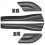 4Pcs Roof Rails Rack End Cover Shell for 2004 -2008 2