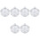 6 Pcs Nail Crystal Cup Mini Glass Small Crystal Glass Tiny Cup 3