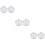 6 Pcs Nail Crystal Cup Mini Glass Small Crystal Glass Tiny Cup 9