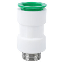 32mm G1in Male Thread Plastic Straight Quick Connector Tube Fitting