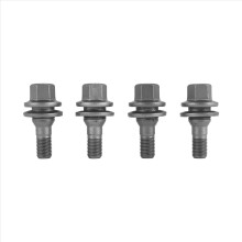 4 tuercas y pernos de rueda de coche de 17 mm para asiento plano 206, 3008 y 207