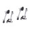 2 Sets Drum Leg Replacement Parts Bottom Support 4