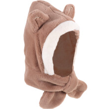 Comfortable Outdoor Warm Hat With Attached Scarf Hood