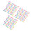 1050 Pcs Multicolor Mini Brads For Paper Crafts And Kindergarten 8
