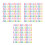 1050 Pcs Multicolor Mini Brads For Paper Crafts And Kindergarten 10