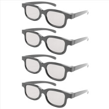 4 buc ochelari 3D pasivi polarizați pentru ecran Cinema IMIX