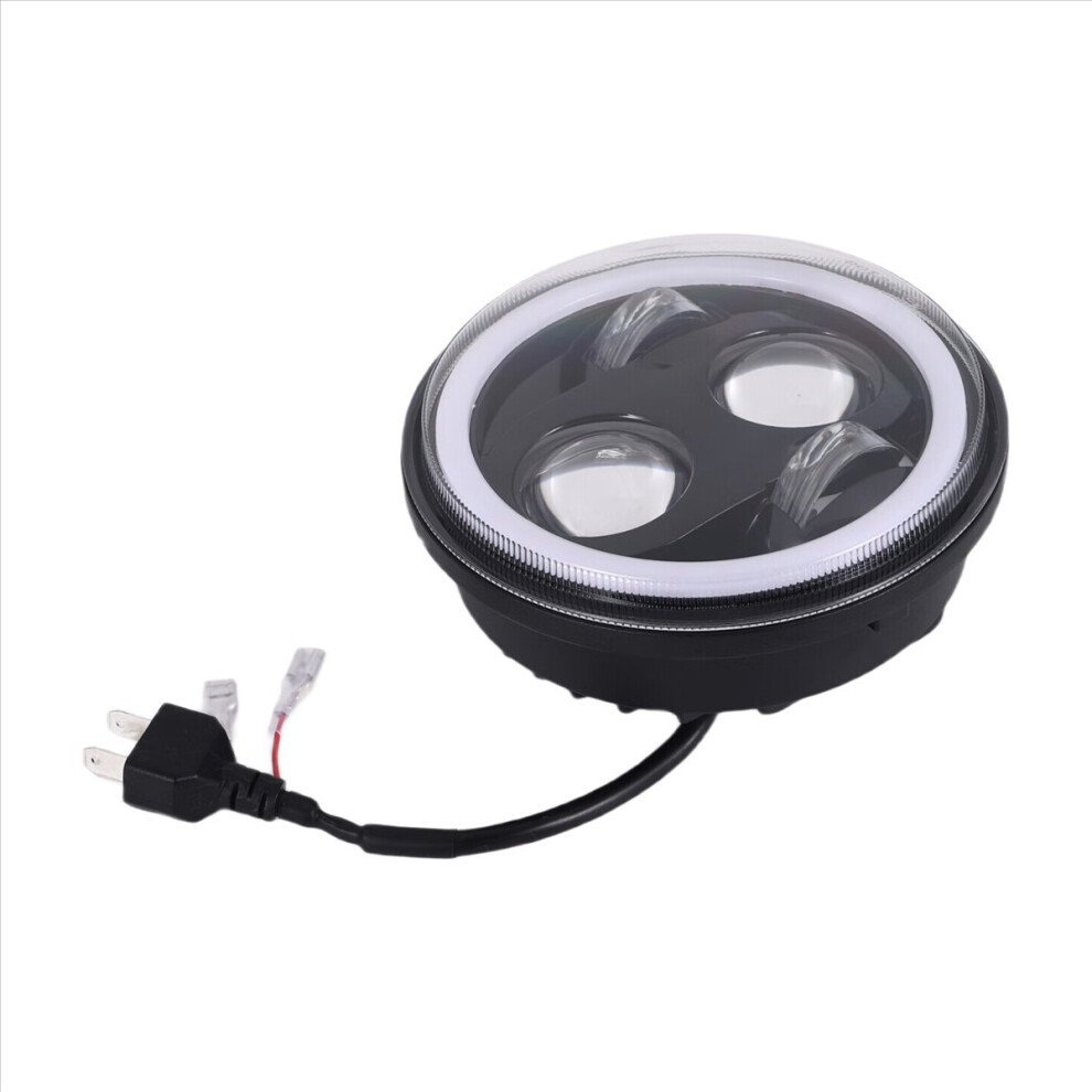 5.75 Led Headlight, With Drl For Iron 883 White 4853290811667