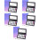 5 Sets Magnetic Makeup Palette Empty With Pans And 7