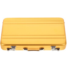 Mini Briefcase Metal Card Case Organizer For Flash Index Cards