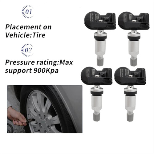 Sensore TPMS 4 pezzi 26219828 per Cobalt 2020-2022 Encore 1
