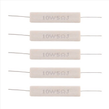 stk. trådviklede keramiske cementmodstande 5 ohm 10W watt 5%