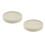 2 Pack Mobile Flowerpot Beige Plant Trolleys Square Rollers 7