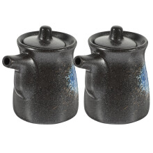 6 Pcs Ceramic Soy Sauce Container Pot Dispenser Holder