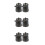 6 Pcs Ceramic Soy Sauce Container Pot Dispenser Holder 7